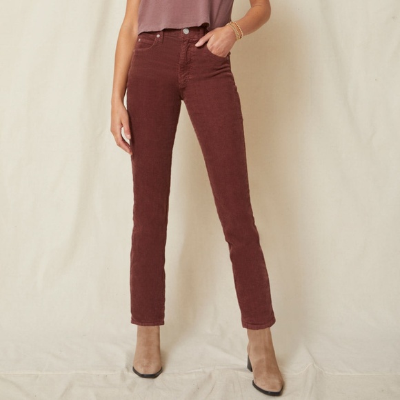 AMO Chelsea crop corduroy jeans 24 New - Picture 3 of 16